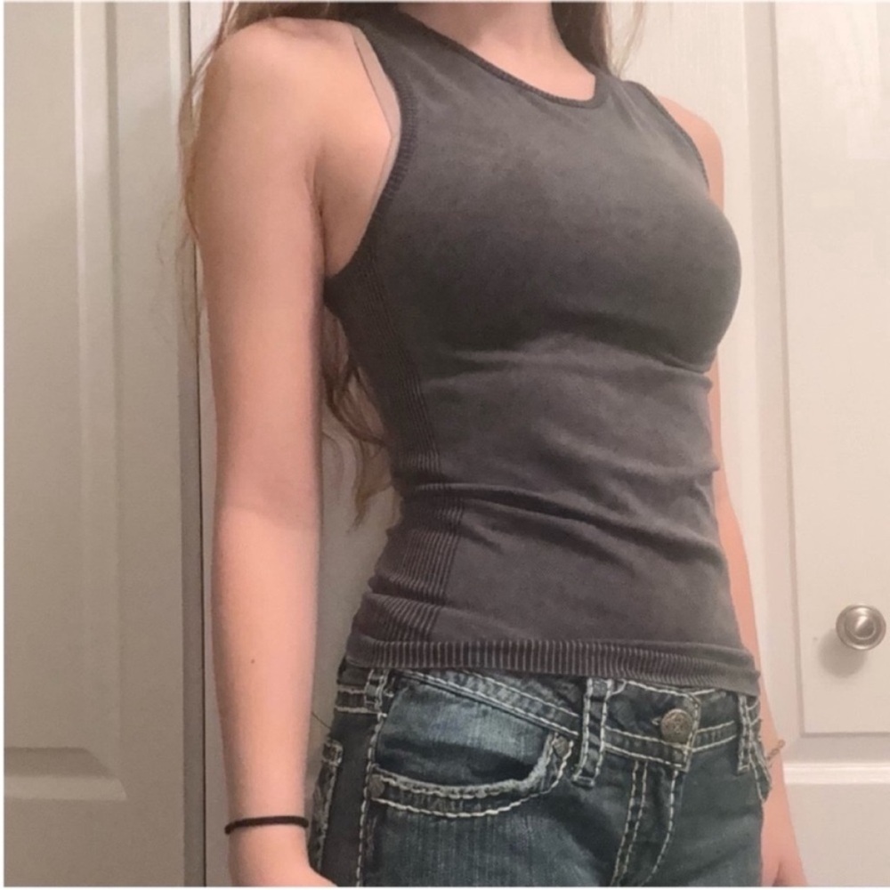 Navy Blue Sleeveless Top
